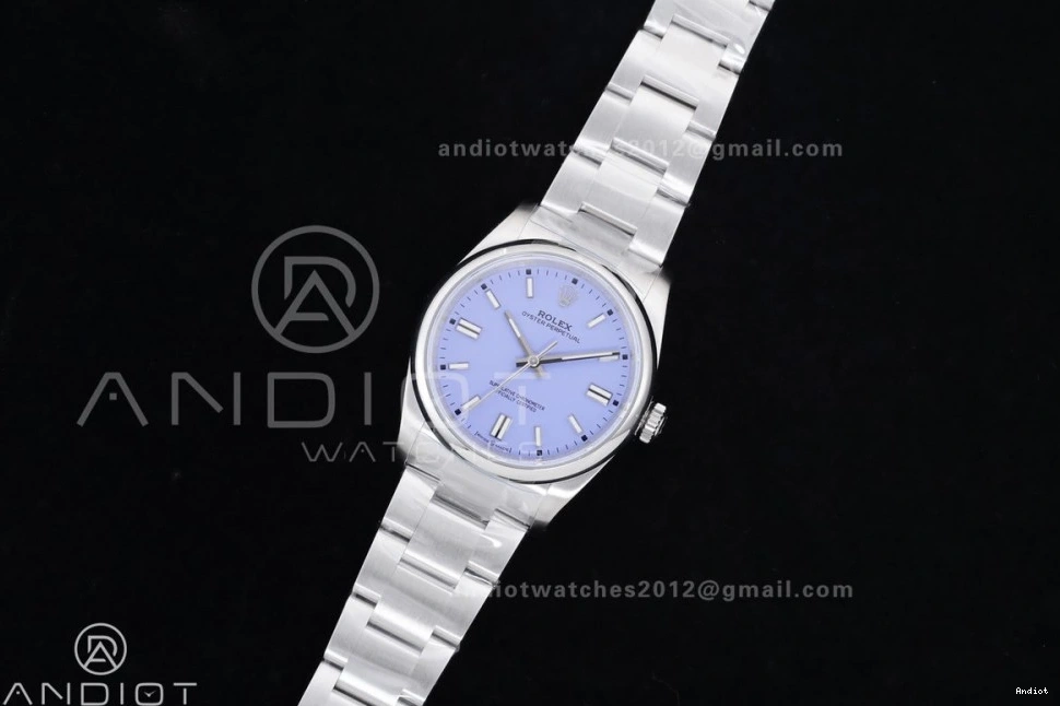 VR Oyster Lavender 904L SmoothTexture KRF Steel 36mm Edition Perpetual 962 1:1 Dial Best 126000 0704